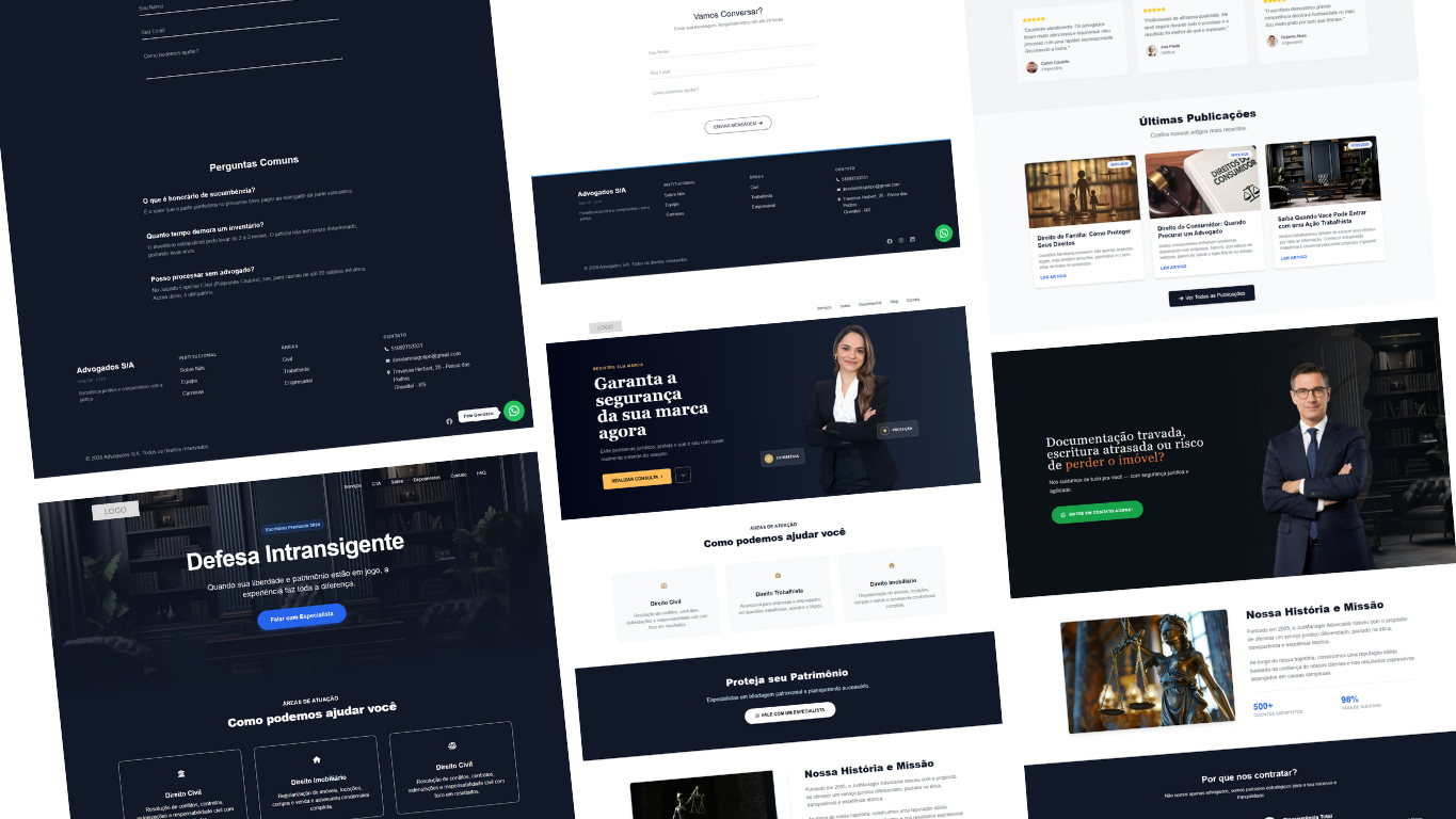 Landing Page Otimizada Impulsiona a Carreira do Advogado